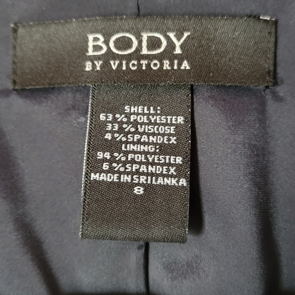 Body by Victoria's Secret Suiting Jacket Blue Size 8 - Picture 9 of 11